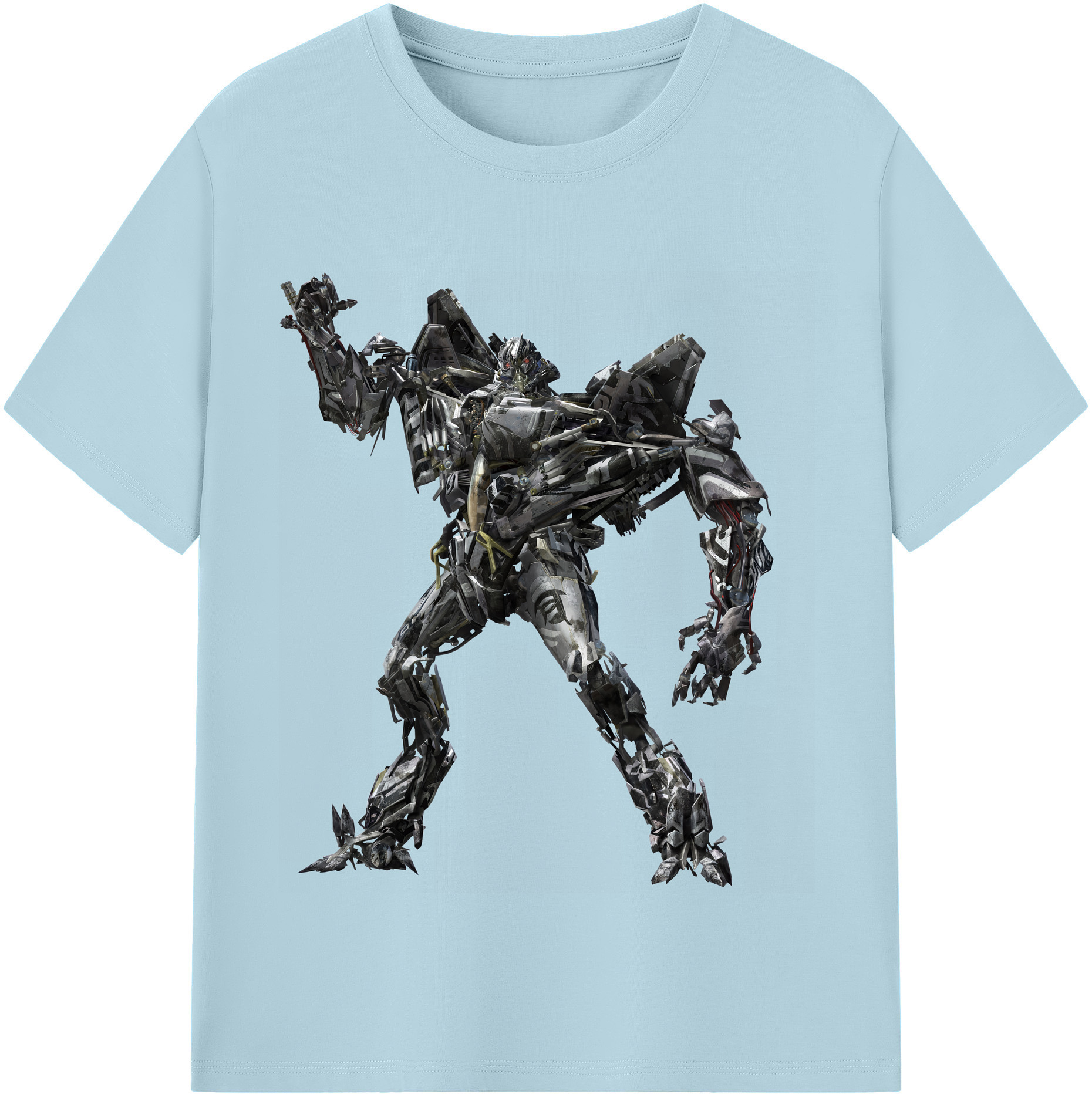 （画像用） Transformers トランスフォーマー 綿100％半袖Tシャツ（フロントプリント）